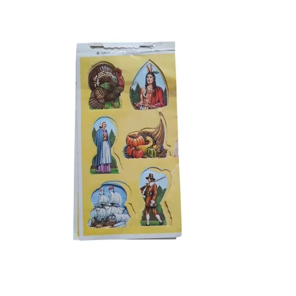 Vintage Dog & Valentine Seal Sticker Pack - Yellow, Red